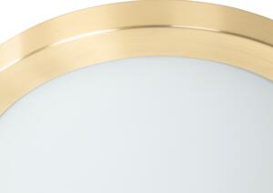 Moderna stropna svjetiljka zlatna 31 cm IP44 - Yuma