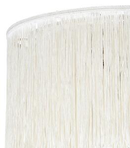 Orijentalna stropna svjetiljka zlatna krem sjena s resama - Franxa