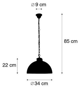Industrijska viseća svjetiljka hrđavo smeđa 35 cm - Magna Classic