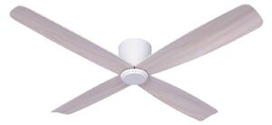 Stropni ventilator Fraser, bijela/hrast, DC, tih, Ø 132 cm - Beacon Beacon Lighting, Fraser, Drvo, Dnevna soba, Drvo, Moderan