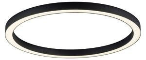 Stropne Svjetiljka PURE, PURE Lines Round, prigušiv, Crno, Dnevna soba, Metal, Moderan