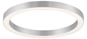 Stropne Svjetiljka PURE, PURE Lines Round, prigušiv, Sivo, Dnevna soba, Metal, Moderan