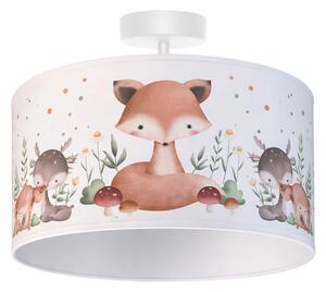 Stropne Svjetiljka Duolla, Kids Print, Višebojno, Dječja soba, Tkanina / tekstil