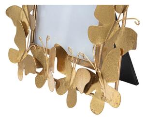 Metalni stojeći okvir u zlatnoj boji 28x30,5 cm Butterfly – Mauro Ferretti