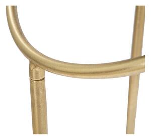 Okrugli pomoćni stol sa staklenom pločom stola ø 40 cm Ring – Mauro Ferretti