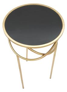 Okrugli pomoćni stol sa staklenom pločom stola ø 40 cm Ring – Mauro Ferretti