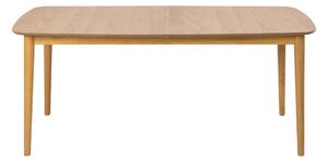Blagovaonski stol na razvlačenje s pločom u dekoru hrasta 180x90 cm Montreux - Actona