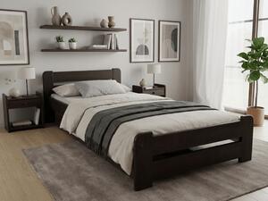 Krevet Laura 90 x 200 cm, orah Podnica: Sa podnicom od letvi, Madrac: Madrac Deluxe 10 cm