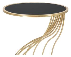 Okrugli pomoćni stol sa staklenom pločom stola ø 43 cm Flush – Mauro Ferretti