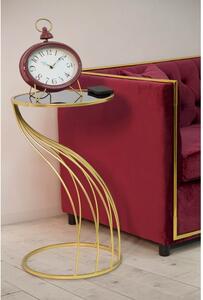 Okrugli pomoćni stol sa staklenom pločom stola ø 43 cm Flush – Mauro Ferretti