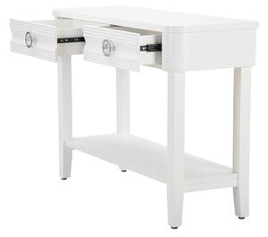 Bijeli pomoćni stol od masivne jele 40x110 cm Shine – Mauro Ferretti