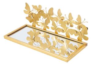 Noćni ormarić u zlatnoj boji Butterfly – Mauro Ferretti