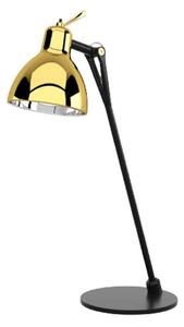 Stolna lampa Luxy Glam T0, crna/zlatna, 52 cm - Rotaliana