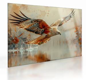 Staklena slika - Ptica grabljivica (70x50 cm)