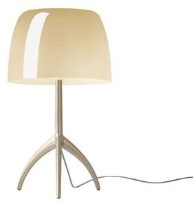 Stolne Lampa Foscarini, prigušiv, Zlato / mjed, Dnevna soba, Aluminij
