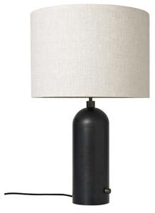 Stolne Lampa GUBI, prigušiv, Crno, Dnevna soba, Mramor