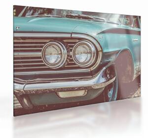 Staklena slika - Auto, vintage (70x50 cm)