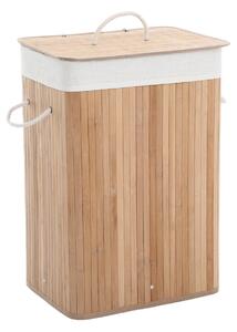 SongmicsHome Bambuska košara za rublje GITA, 72 l, prirodno smeđa