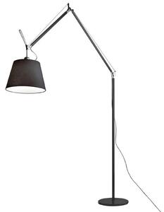 Tolomeo Mega Podna lampa Ø320 Crna Satin/Crna - Artemide