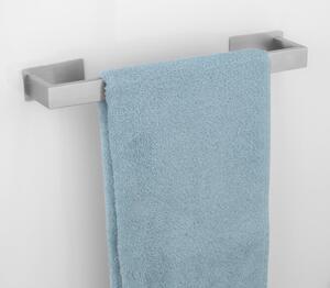 Samoljepljiv držač za ručnike od nehrđajućeg čelika u mat srebrnoj boji Genova – Wenko
