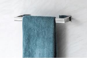 Samoljepljiv držač za ručnike od nehrđajućeg čelika u sjajno srebrnoj boji Genova – Wenko