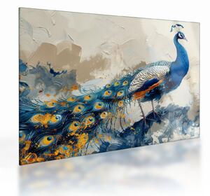 Staklena slika - Paun, slika (70x50 cm)