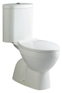 Sanotechnik Set stajaća WC školjka s daskom Basic (Š x V: 64,5 x 76,5 cm, Bijela)