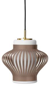 Viseće Svjetiljka Warm Nordic, Opal Lamella, prigušiv, Smeđa / hrđa, Blagovaonica, Metal, Vintage