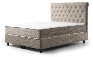 Bež boxspring krevet s prostorom za odlaganje 140x200 cm Sonata – Kalune Design