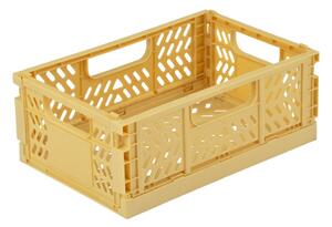 Oker žuta plastična kutija za pohranu 21x14.5x8 cm – Homéa