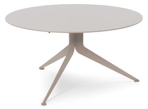 Sivi/bež metalni okrugao stolić za kavu ø 76 cm Daley – Spinder Design