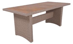Vrtni blagovaonski stol s pločom od bagrema 100x220 cm Braga - Garden Pleasure