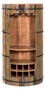 Vinski stalak od recikliranog drva u prirodnoj boji za 8 boca, 60x115 cm Kaveri - Interia Home & Living