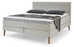 Bež tapecirani bračni krevet 180x200 cm Linea - Meise Möbel
