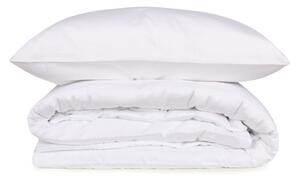 Bijela posteljina za bračni krevet/za produženi krevet od pamučnog satena 260x220 cm Elegant – Mijolnir
