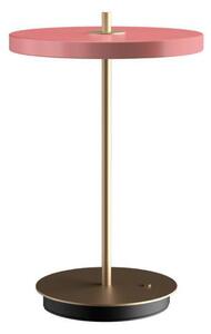 Stolne Lampa UMAGE, prigušiv, Ružičasta ruža, Dnevna soba, Metal