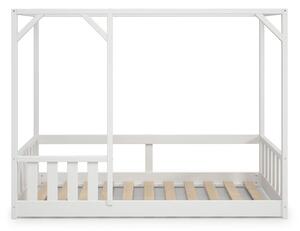 Bijeli dječji krevet Marckeric Hut, 90 x 200 cm