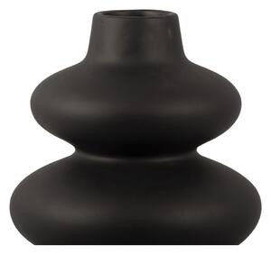 Crna keramička vaza Karlsson Circles, visina 19,4 cm