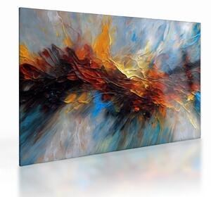 Staklena slika - Tekstura boje (70x50 cm)