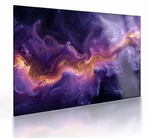 Staklena slika - Ljubičasta maglica (70x50 cm)