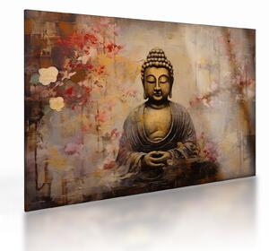 Staklena slika - Buddha, slikanje (70x50 cm)