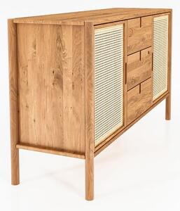 Niska komoda od hrastovine 142x84 cm Pola - The Beds