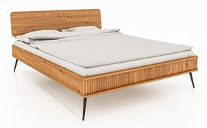 Bračni krevet od hrastovog drveta 140x200 cm Kula 1 - The Beds
