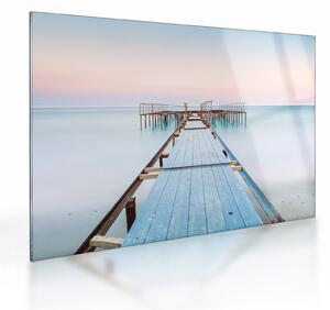 Staklena slika - Dugi mol (70x50 cm)