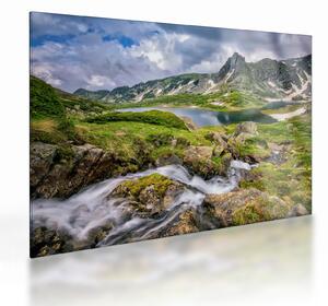 Staklena slika - Pogled na planinu Rila (70x50 cm)
