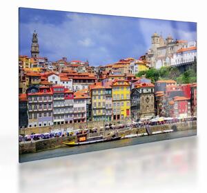 Staklena slika - Ribeira, Portugal (70x50 cm)