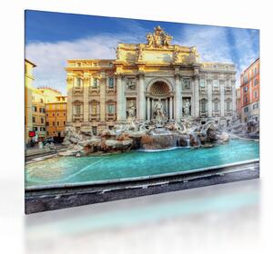 Staklena slika - fontana Trevi (70x50 cm)