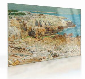Staklena slika - Childe Hassam, A North East Headland, reprodukcije (70x50 cm)