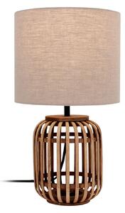 Stolne Lampa Lindby, Marzanna, Drvo, Dnevna soba, Tkanina / tekstil, Boho