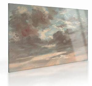 Staklena slika - John Constable, Cloud Study Stormy Sunset, reprodukcije (70x50 cm)